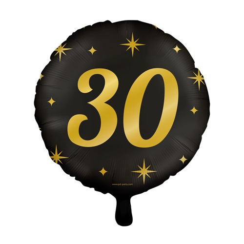 Folieballon 30 jaar Classy party 46cm