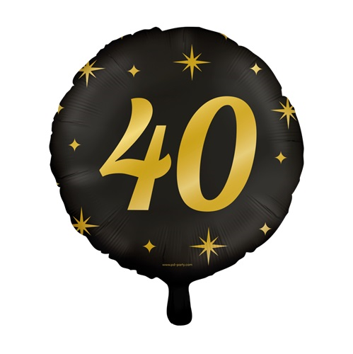 Folieballon 40 jaar Classy party 46cm