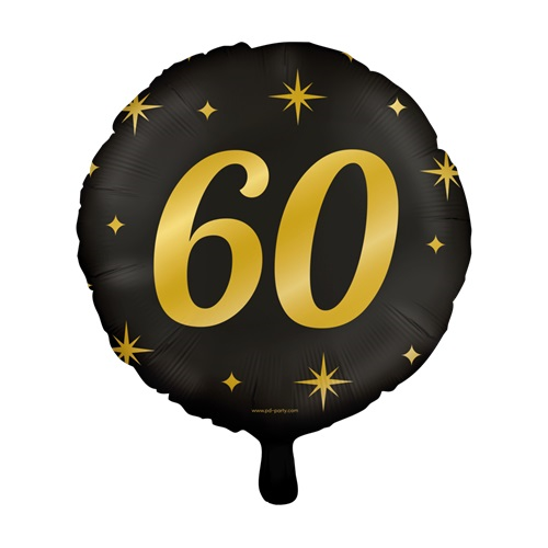 Folieballon 60 jaar Classy party 46cm