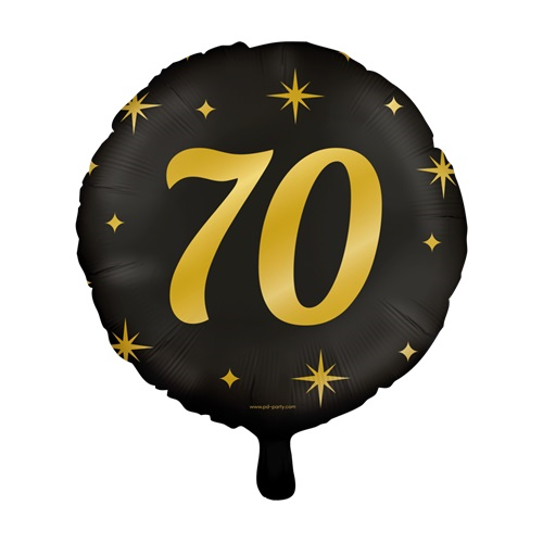 Folieballon 70 jaar Classy party 46cm