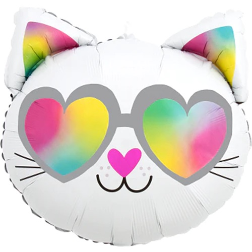 Folieballon cool cat 43cm