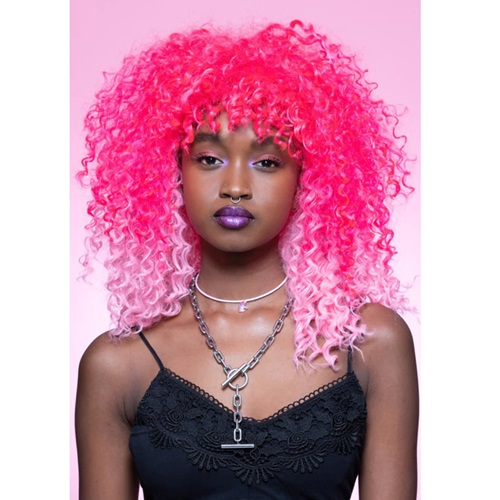 Manic Panic Pink Passion Ombre Curl Girl pruik