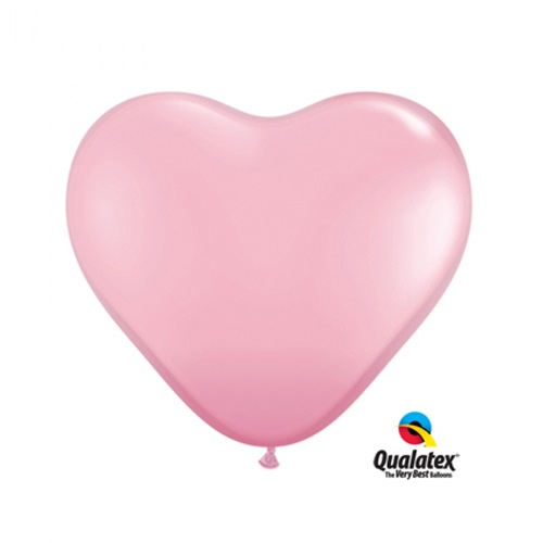 Ballonnen hart 6 inch Licht roze 100st