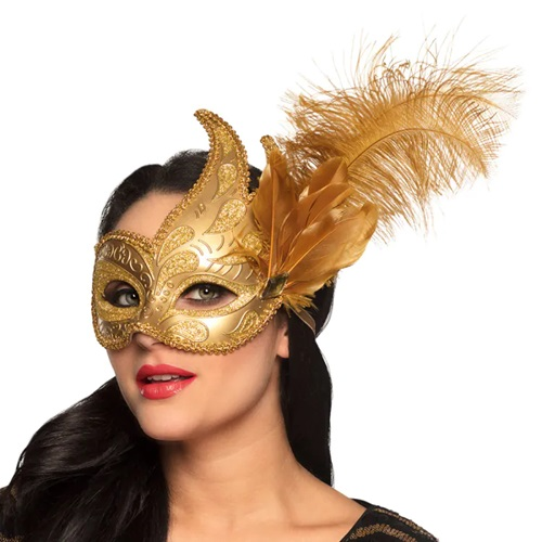 Oogmasker Venice Prezioso goud