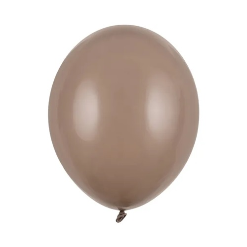 Ballonnen cappuccino standaard 10 stuks