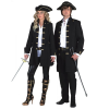 Piratenjas zwart dames
