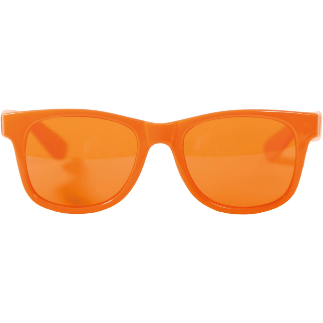 Bril Blues Brother oranje