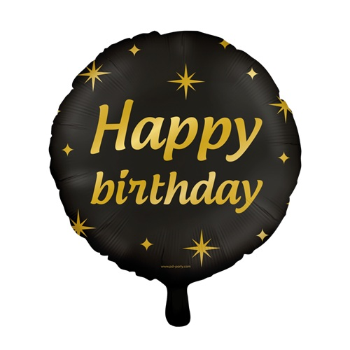 Folieballon Happy Birthday Classy party 46cm