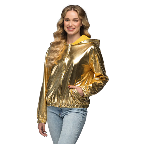 Festival jasje Rave metallic goud