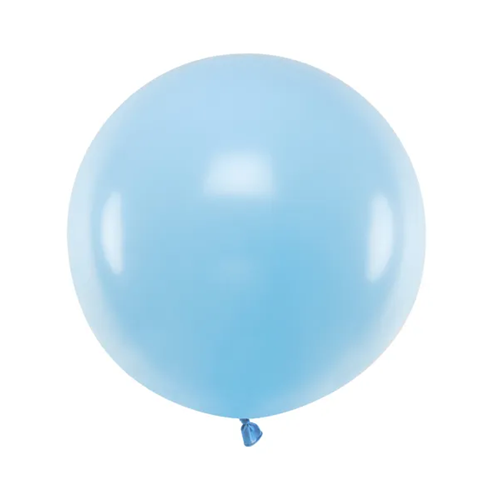 Ballon rond 60cm Baby blue per stuk