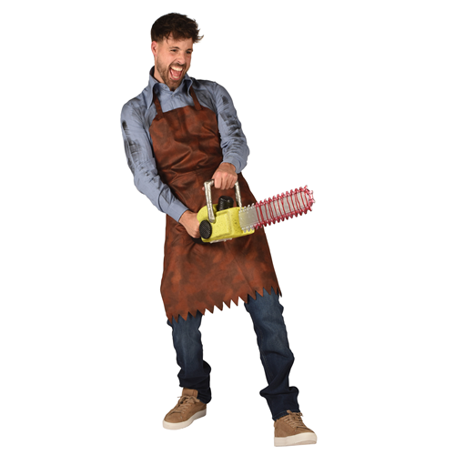 Schort Leatherface bruin