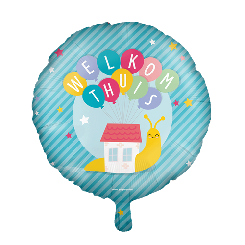 Folieballon Welkom thuis 46cm