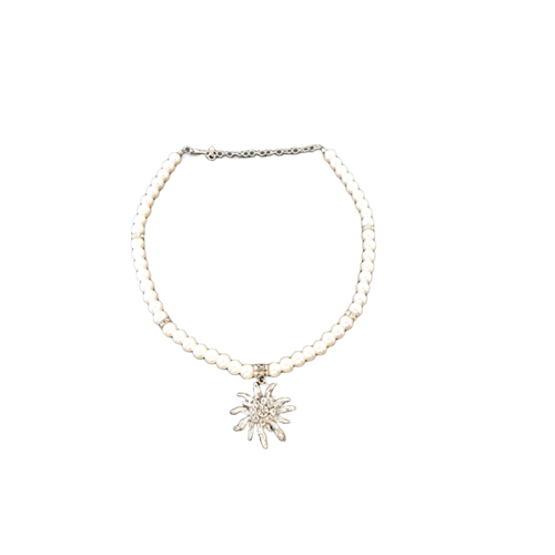 Oktoberfest Ketting parels Edelweiss