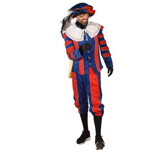 Pietenpak Cadiz rood-blauw