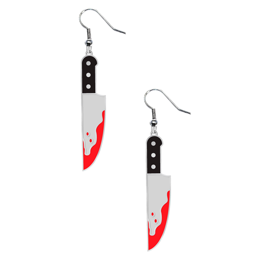Oorbellen Halloween knifes