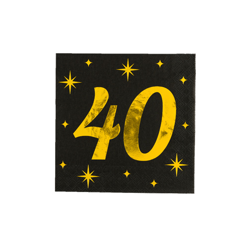 Servetten 40 classy party 16st