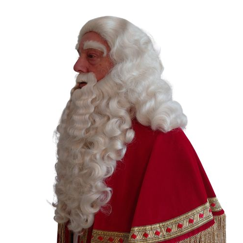 Sinterklaas baard en pruik A1 losse snor