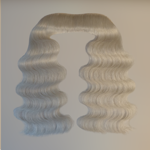 Sinterklaas snor nylon A1
