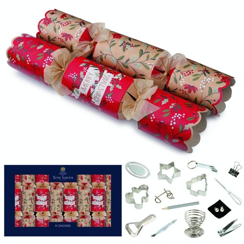 Tom Smith Christmas cracker deluxe kraft 8st