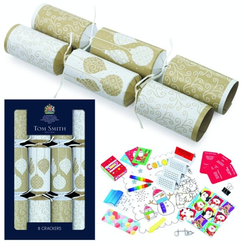 Tom Smith Christmas cracker Family gold 8st