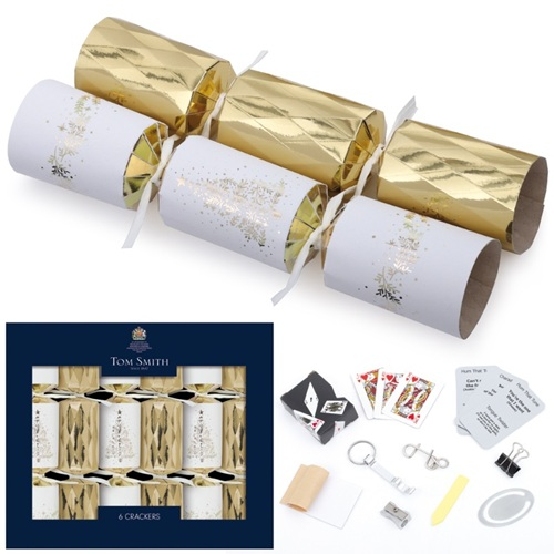 Tom Smith Christmas cracker gold luxury 6st
