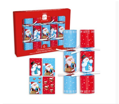 Tom Smith Christmas cracker Santa&friends 6st