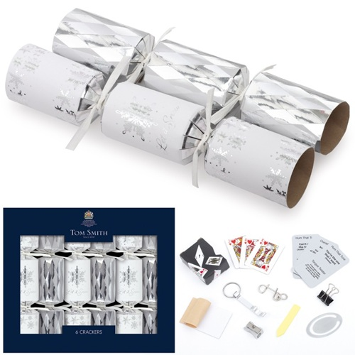 Tom Smith Christmas cracker Silver luxury 6st