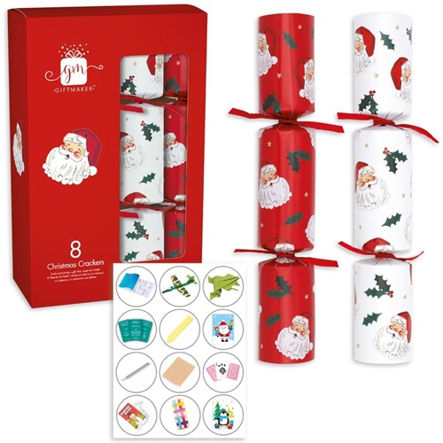 Tom Smith Christmas cracker traditional santa 8st