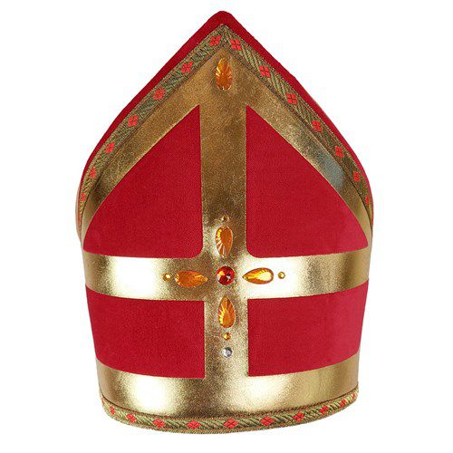 Sinterklaas kokermijter Stefan katoen fluweel