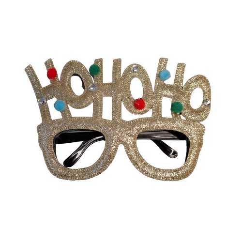 Kerst bril glitter Ho Ho Ho