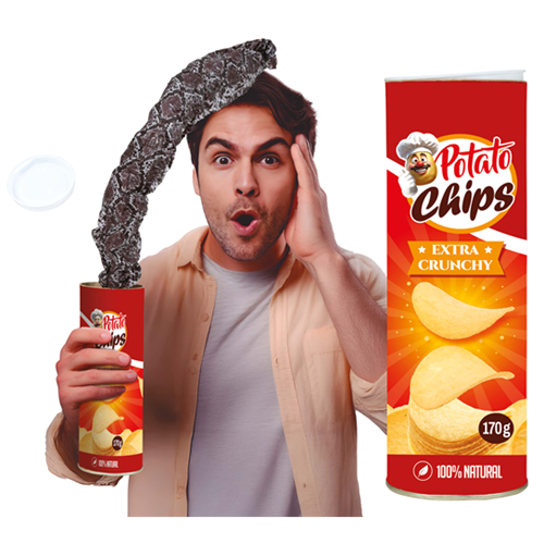 Pringles bus met springveer