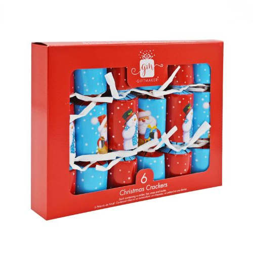 Tom Smith Christmas crackers Santa&friends 6st