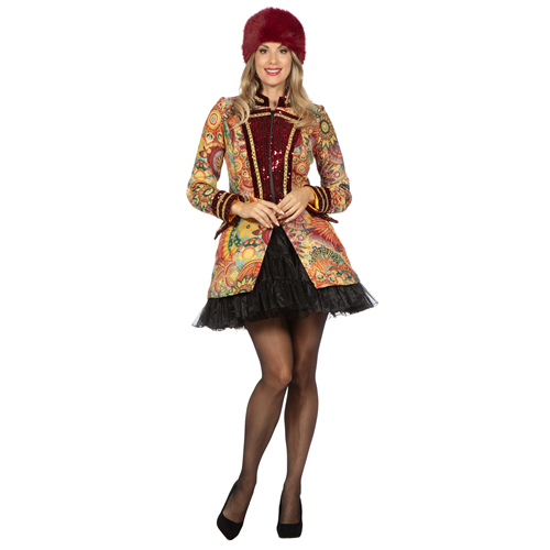 Carnavalsjas dames gobelin stof met pailletten