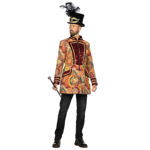 Carnavalsjas heren gobelin stof met pailletten