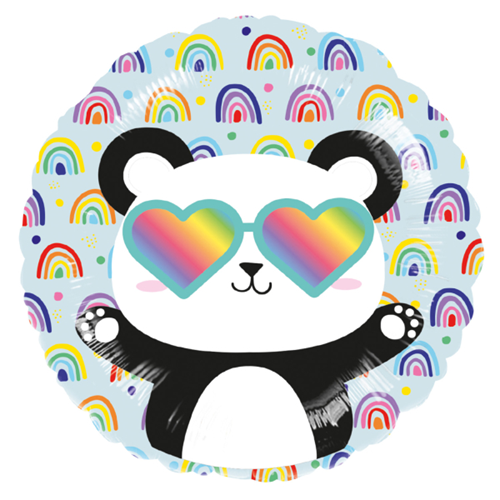 Folieballon Happy Panda 43cm