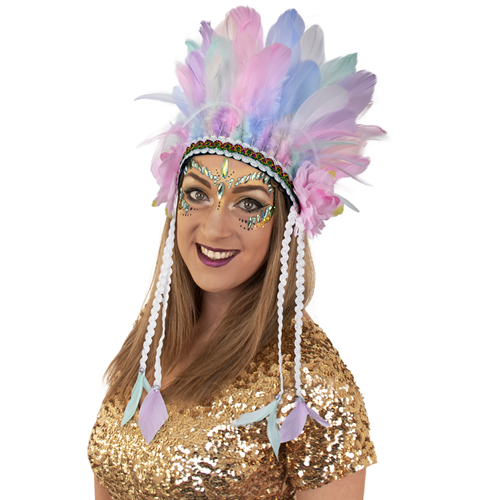 Veren hoofdtooi Pastel Festival