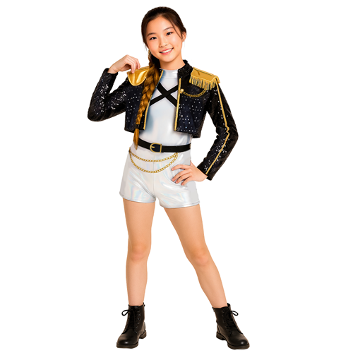 K-Pop Demon Hunters Rumi glitter outfit