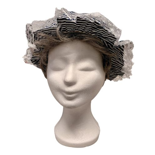 Oma mutsje gestreept