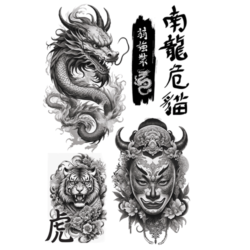 Plaktattoo vel Asian