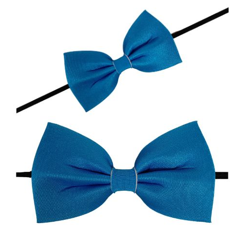 Strik blauw eenvoudig