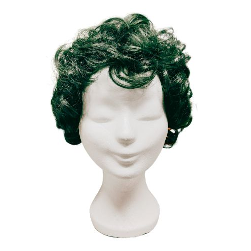 Theater kwaliteit pruik groene krullen
