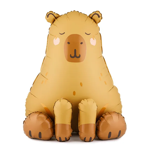 Folieballon Standing Capybara 80cm