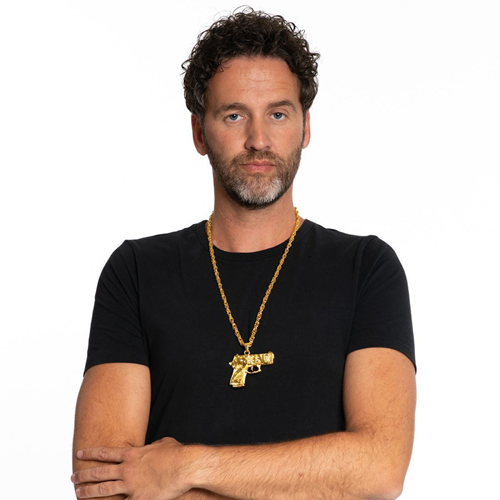 Ketting pistool goud