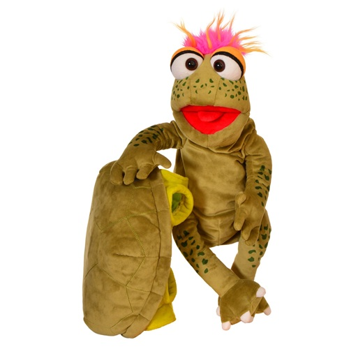 Living puppets handpop Slow Moe het schildpad