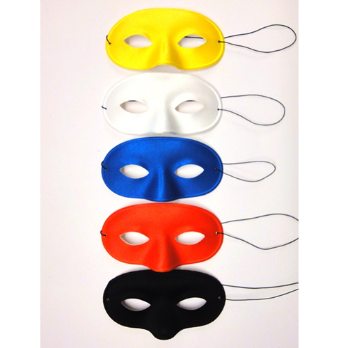 Oogmasker Domino Rood