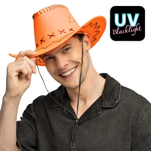 Cowboyhoed Savanne neon oranje