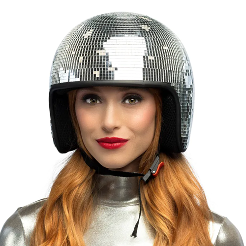 Helm Disco zilver