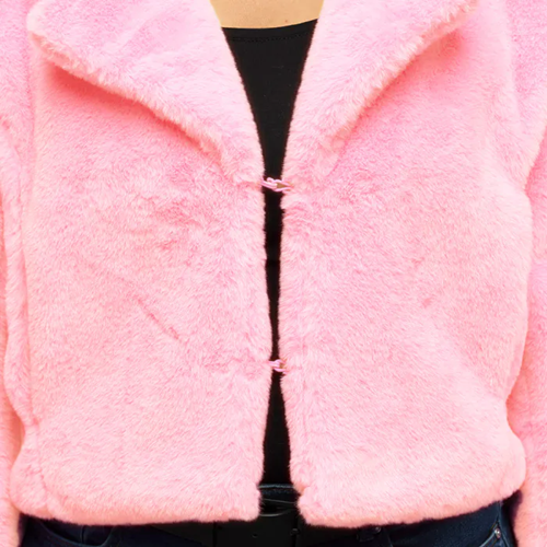 Jasje Fluffy Rave lichtroze