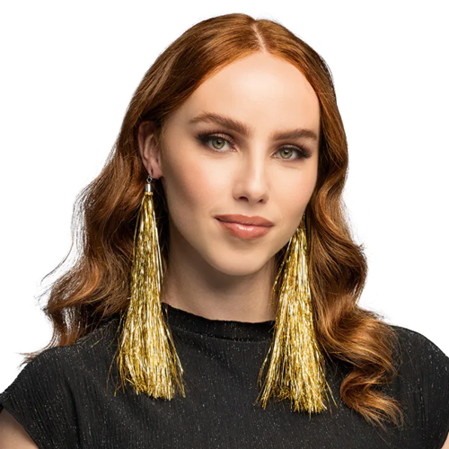 Oorbellen festival goud