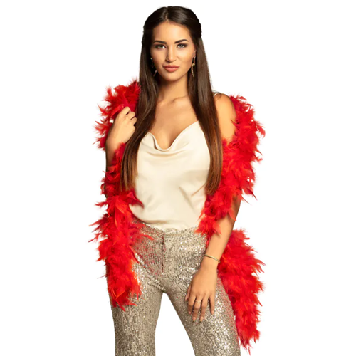 Boa rood 180cm 65gr